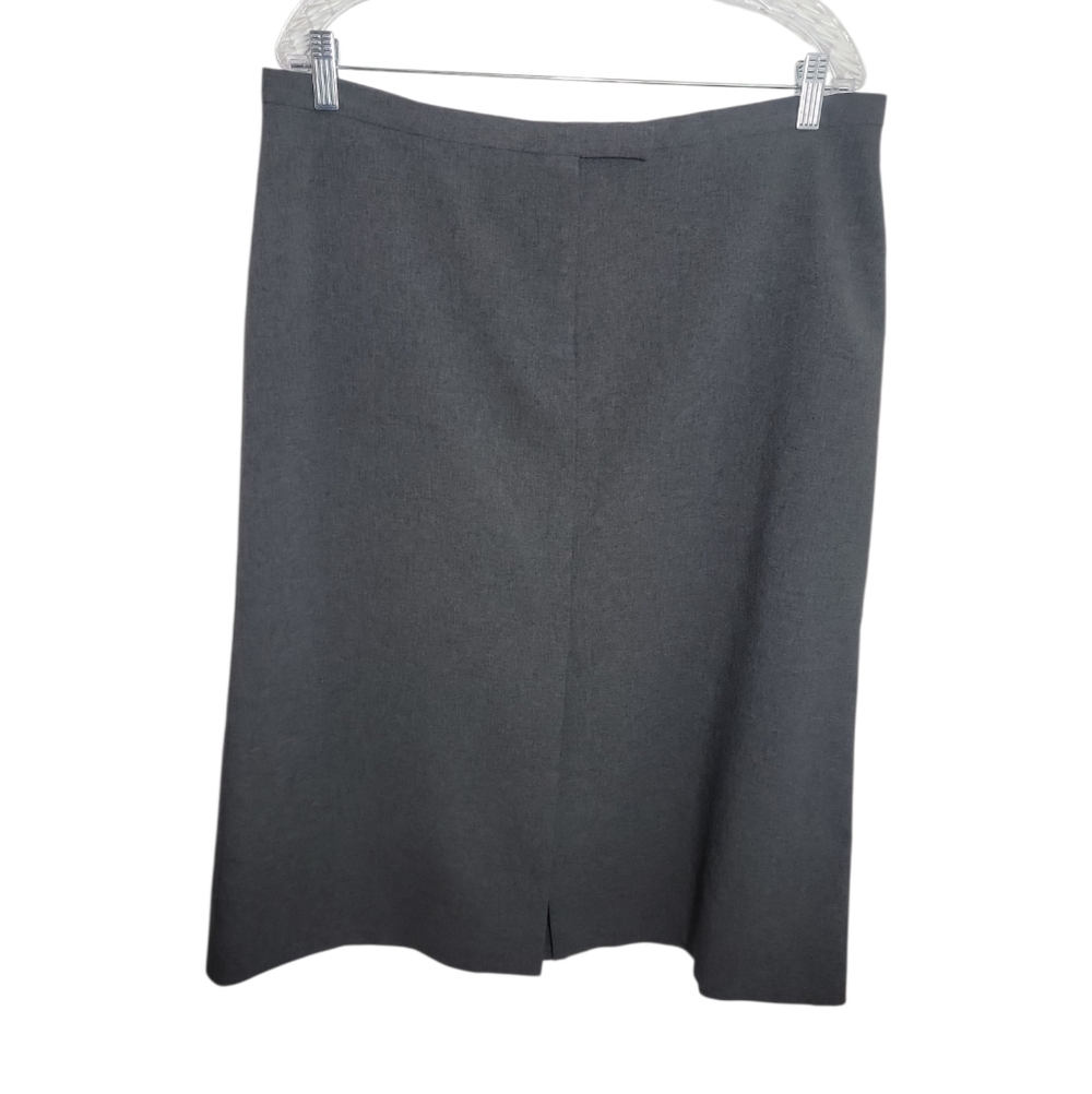New York & Company city stretch gray plus size skirt size 16